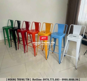 Ghế bar sắt ngoài trời HTT01