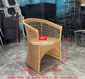Ghế cafe đan nhựa mây ngoài trời HTT065
