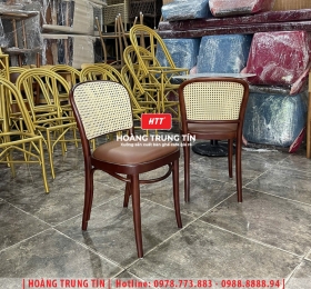 Ghế cafe gỗ nệm cao cấp HTT59