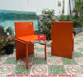 Ghế cafe sắt ngoài trời HTT08