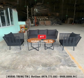 Sofa đan nhựa giả mây HTT009