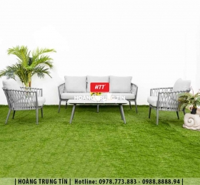 Sofa đan nhựa giả mây HTT026