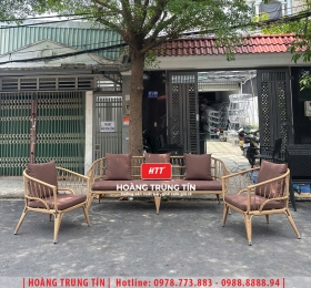 Sofa đan nhựa giả mây HTT058