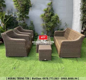 Sofa đan nhựa giả mây HTT030