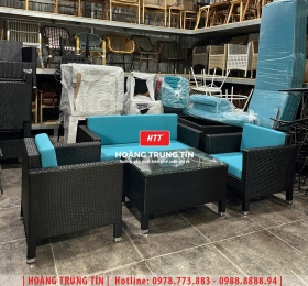 Sofa đan nhựa giả mây HTT057