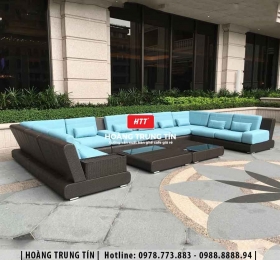 Sofa đan nhựa giả mây HTT018