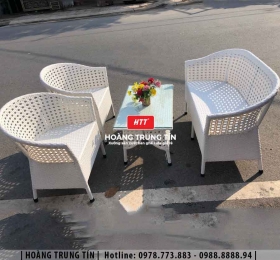 Sofa đan nhựa giả mây HTT001