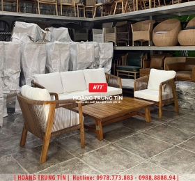 Sofa đan nhựa giả mây HTT055
