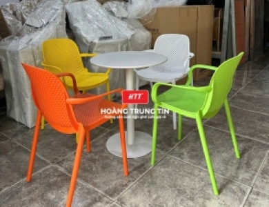 Top mẫu bàn cafe nhựa đẹp, bền, giá rẻ được ưa chuộng nhất