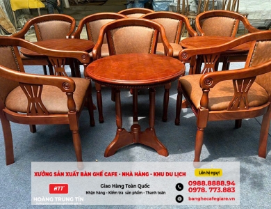 Gợi ý mẫu bàn ghế cà phê ngoài trời giá rẻ, phong cách độc đáo hút khách