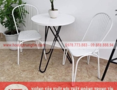 Bàn ghế cà phê sắt chất lượng – Đầu tư bền lâu, thu hút khách hàng