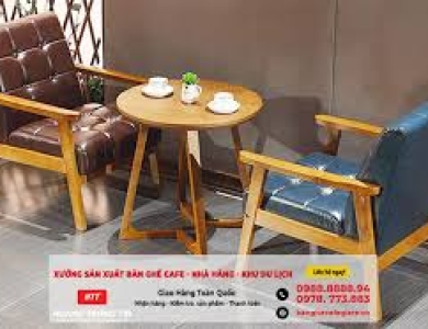 Ghế gỗ cà phê đẹp – Mẫu mã đa dạng, phù hợp mọi phong cách decor