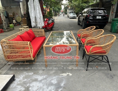 So sánh bàn ghế nhựa giả mây và mây tự nhiên – Nên chọn loại nào?