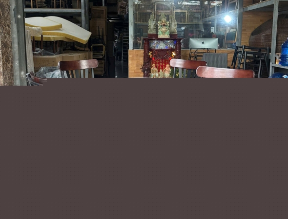 Bàn ghế cafe gỗ chân sắt HTT014
