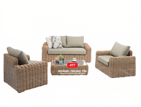 Bộ sofa Nhựa Giả Mây 