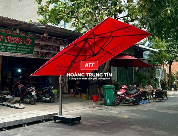 Dù che nắng lệch tâm vuông 3m HTT-01