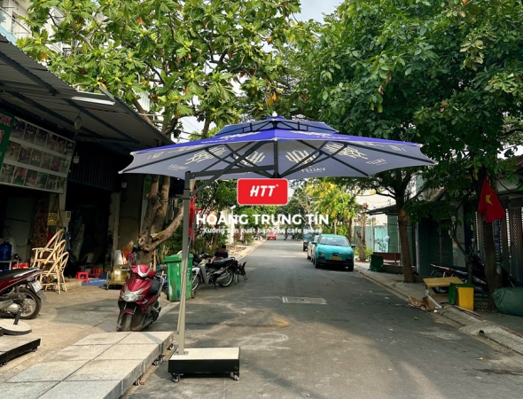 Dù che nắng lệch tâm tròn 3m8 HTT-01