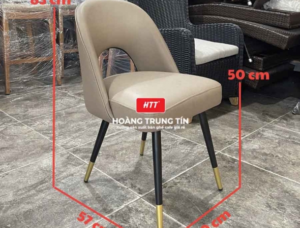 Ghế cafe sắt nệm cao cấp HTT02