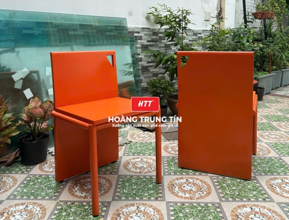 Ghế cafe sắt ngoài trời HTT08