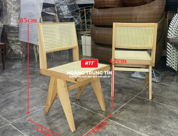 Ghế cafe gỗ cao cấp HTT11