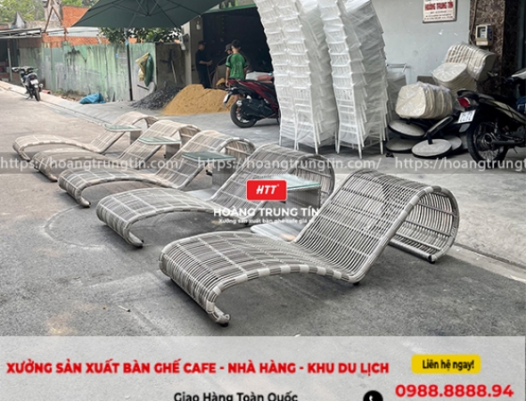 Giường tắm nắng giả mây HTT