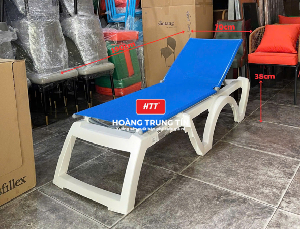 Giường tắm nắng nhựa nhập khâu Pháp HTT01