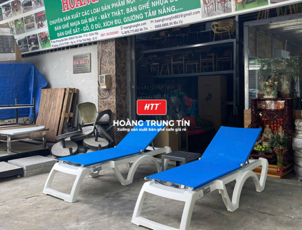 Giường tắm nắng nhựa nhập khâu Pháp HTT01