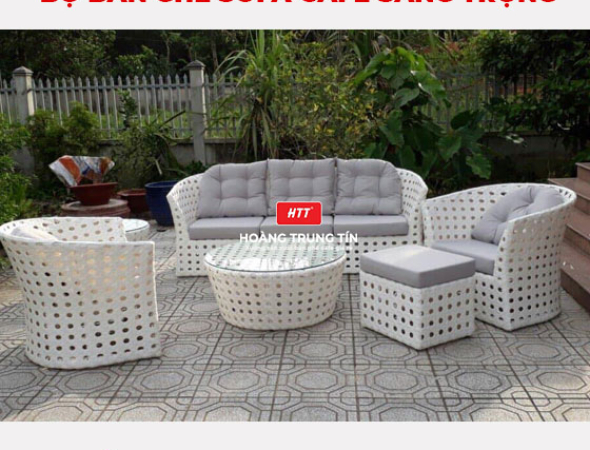 Bộ Sofa nhựa giả Mây Cao cấp