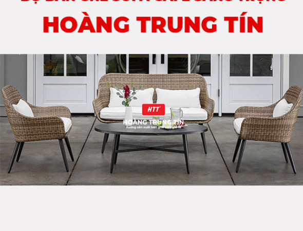 Bộ Sofa nhựa giả Mây Cao cấp