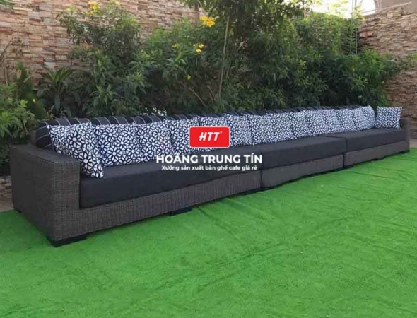 Sofa đan nhựa giả mây HTT017