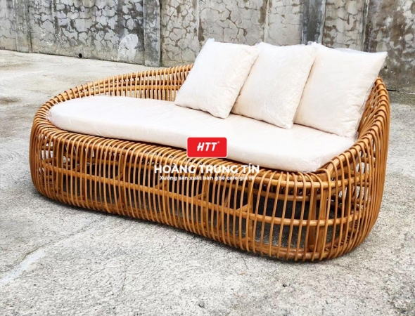 Sofa đan nhựa giả mây HTT036