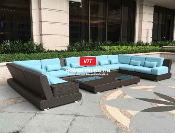 Sofa đan nhựa giả mây HTT018