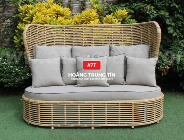 Sofa đan nhựa giả mây HTT008