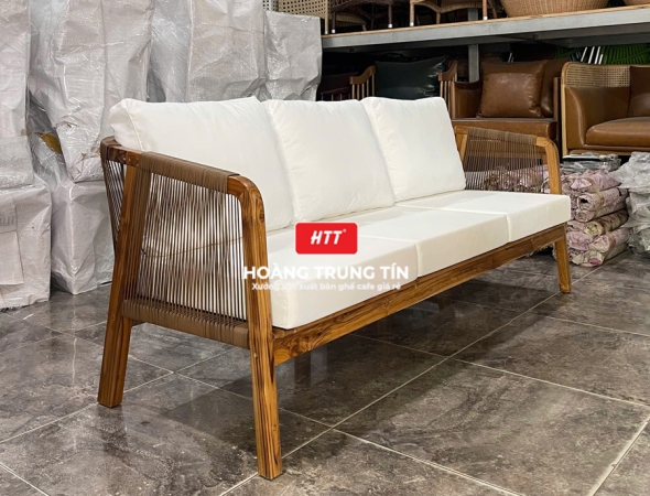 Sofa đan nhựa giả mây HTT055