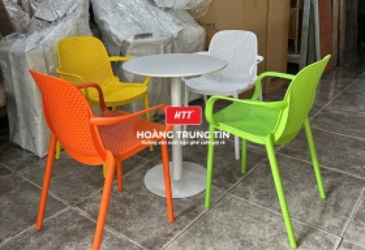 Top mẫu bàn cafe nhựa đẹp, bền, giá rẻ được ưa chuộng nhất