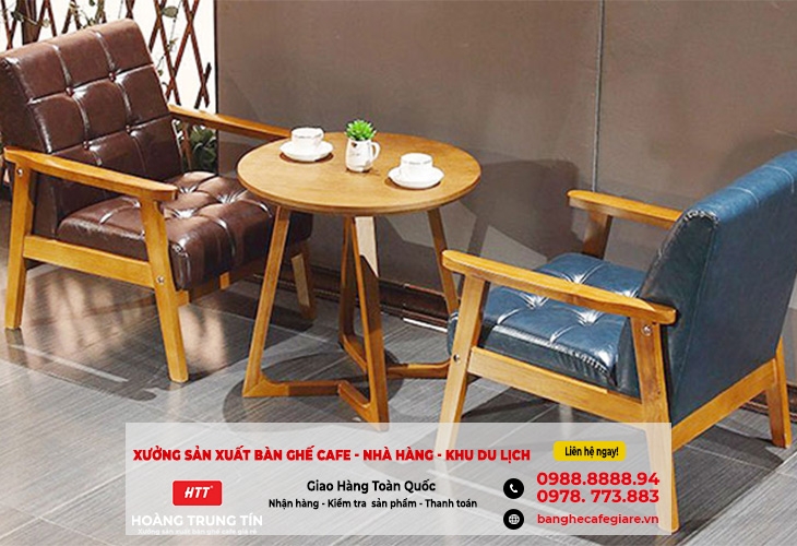 Xưởng bàn ghế sofa cafe hiện đại tại Cần Thơ