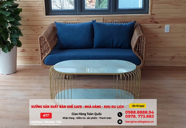 Bàn ghế sofa phòng khách bền đẹp tại Quảng Ngãi