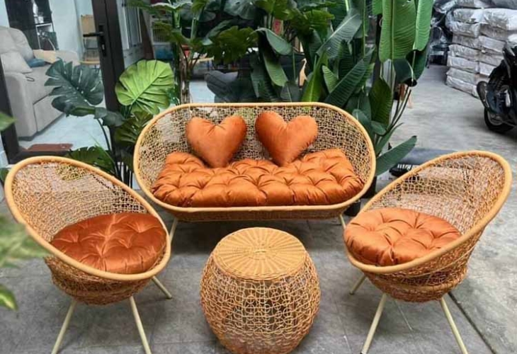 Mua bàn ghế cafe mây nhựa chất lượng cao, giá tận xưởng
