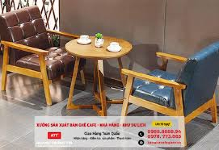 Ghế gỗ cà phê đẹp – Mẫu mã đa dạng, phù hợp mọi phong cách decor