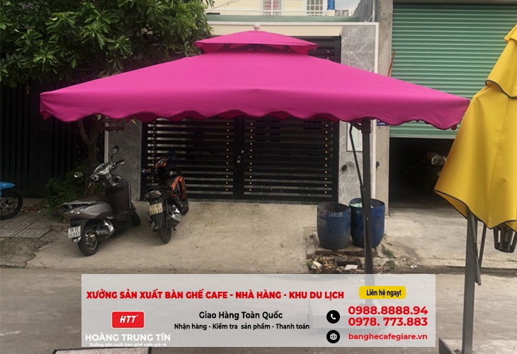 Cung cấp dù che nắng cafe giá rẻ tại Tây Ninh