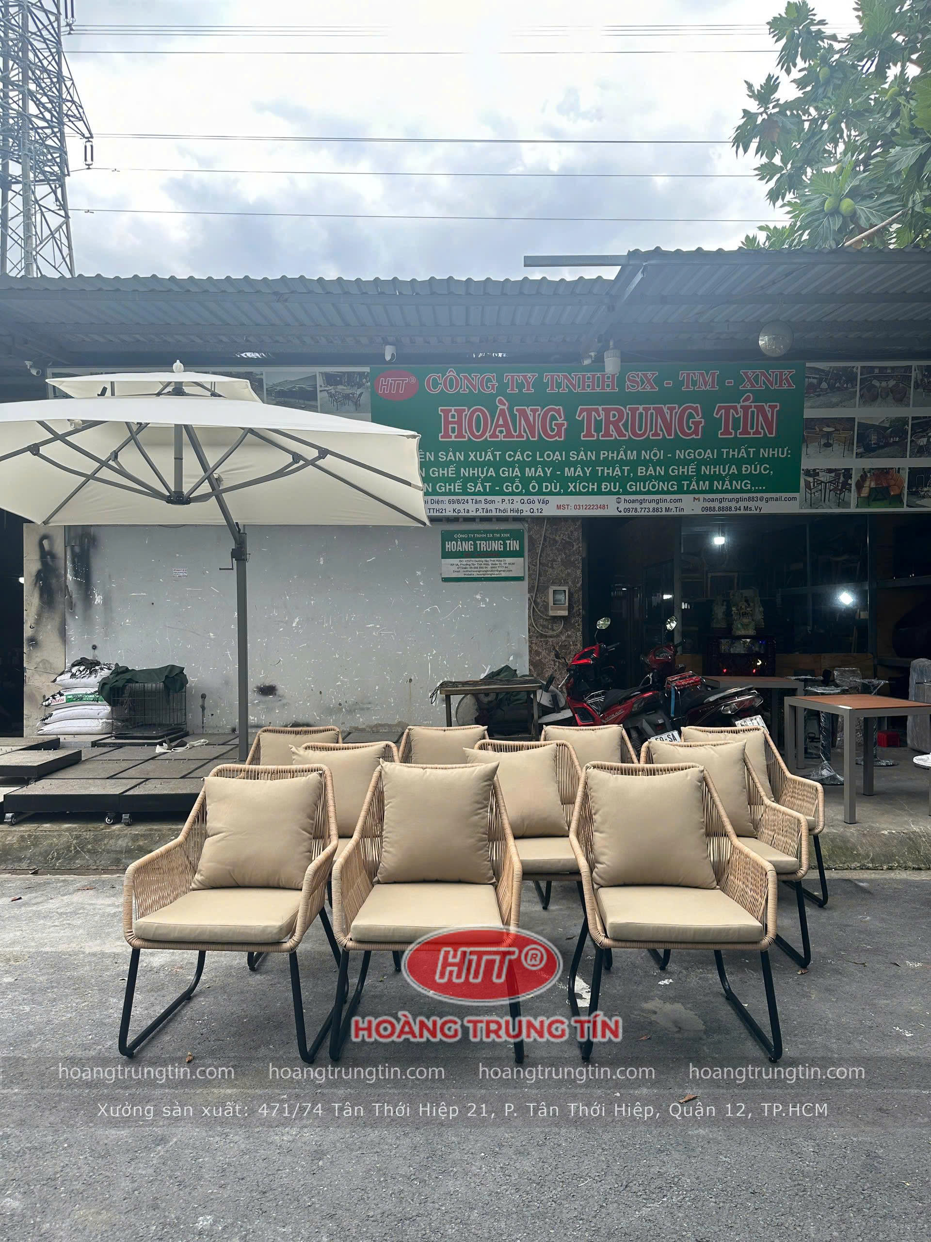 ghế nhựa giả mây