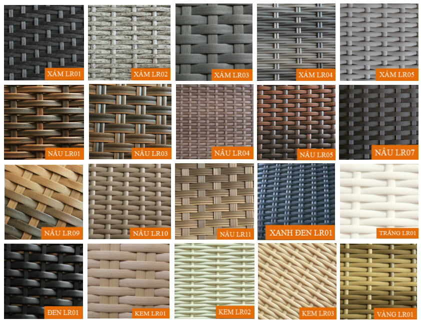 Cấu tạo của sợi nhựa giả mây PE